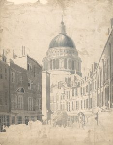 Catedral de San Pablo, desde St. Martins-le-Grand, Londres